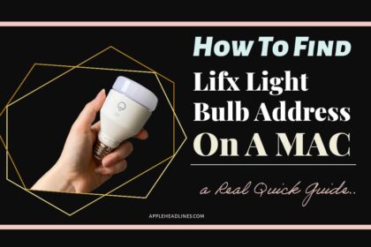 hand holding Lifx smart Light Bulb