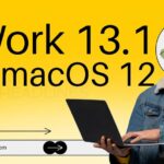 Text iwork 13.1 for macos 12 and the man with laptop